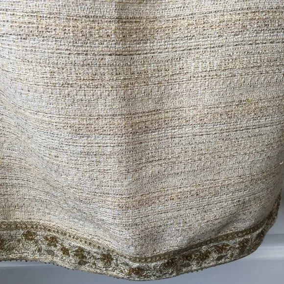 Vintage Miller Shor Skirt Suit | Beige Bouclé Tweed Set | St. John Style - Picture 5 of 6